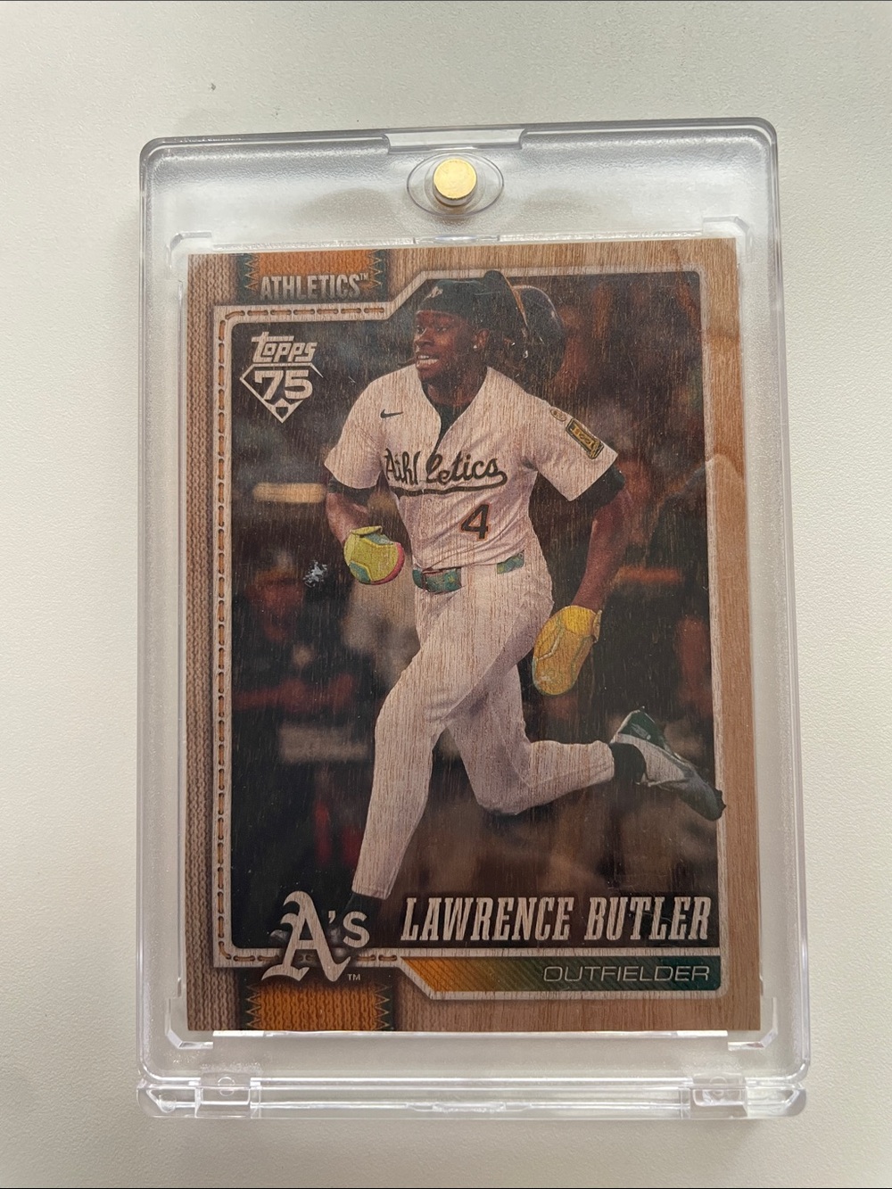 Topps Lawrence Butler Wood Parallel /25